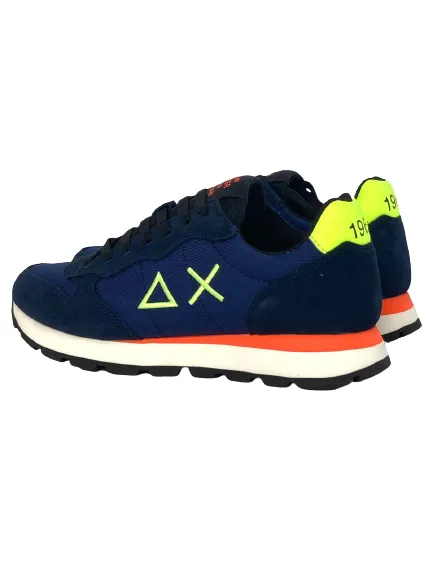 SNEAKERS BLU SCURE Z42102 TOM FLUO