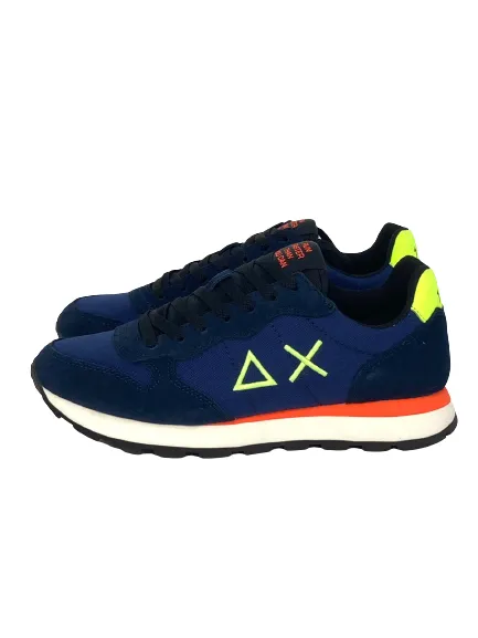 SNEAKERS BLU SCURE Z42102 TOM FLUO