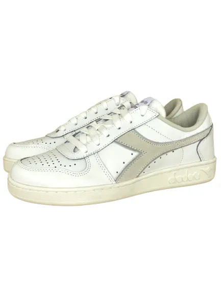 SNEAKERS DONNA BIANCHE/ARGENTO MAGIC BASKET