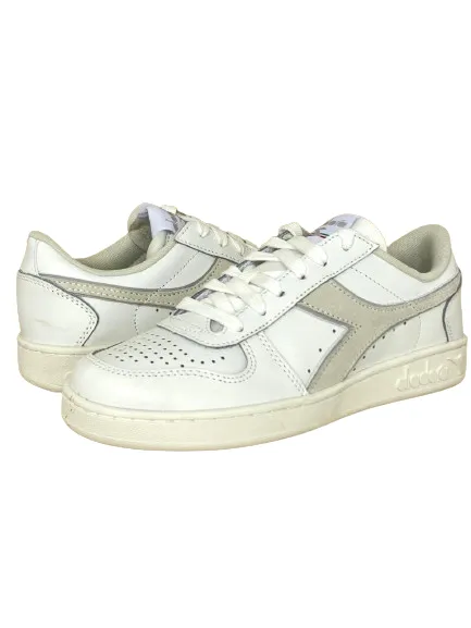 SNEAKERS DONNA BIANCHE/ARGENTO MAGIC BASKET