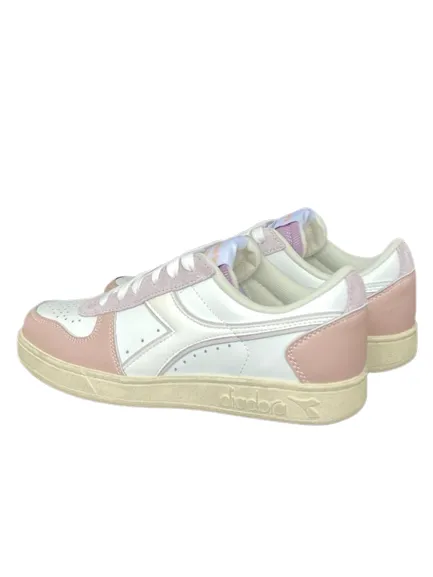 SNEAKERS DONNA BIANCHE/ROSA MAGIC BASKET