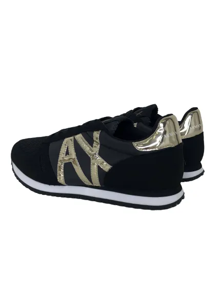 SNEAKERS NERE/ORO XDX031 XV137