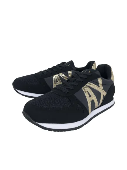 SNEAKERS NERE/ORO XDX031 XV137