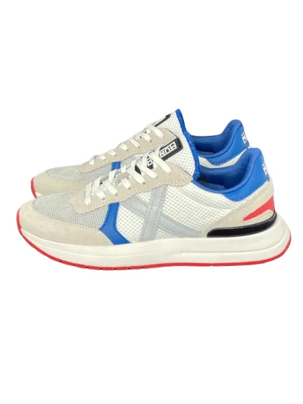 SNEAKERS UOMO BEIGE E BLU SOON 8904044