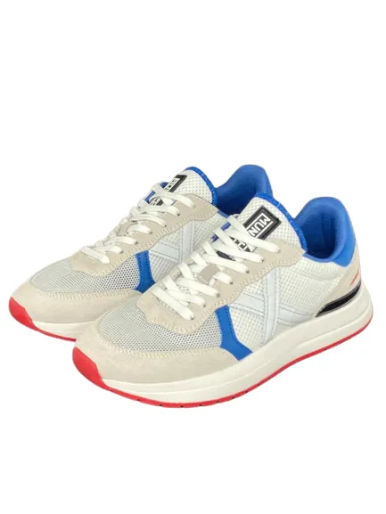 SNEAKERS UOMO BEIGE E BLU SOON 8904044