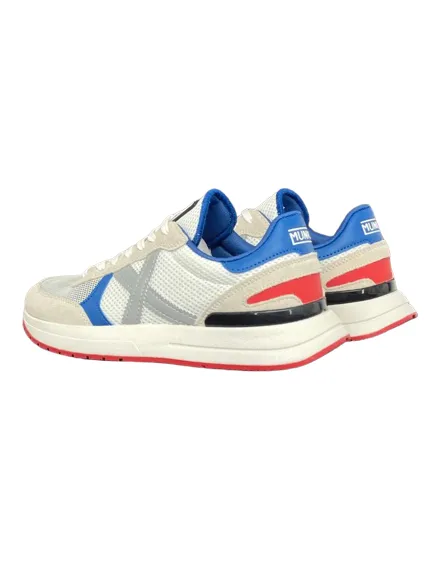 SNEAKERS UOMO BEIGE E BLU SOON 8904044