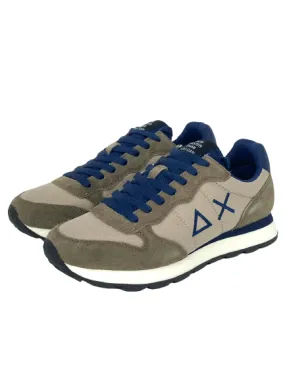 SNEAKERS UOMO BEIGE/BLU Z42101 TOM SOLID NYLON