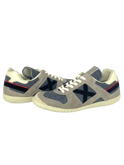 SNEAKERS UOMO GRIGIO/BLU GOAL 1573