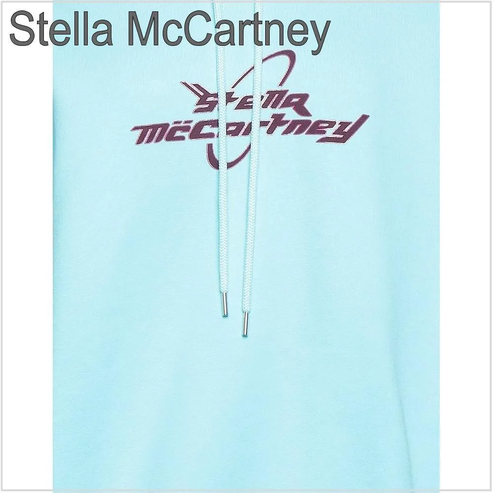 Stella McCartney  |Long Sleeves Plain Cotton Logo Hoodies & Sweatshirts