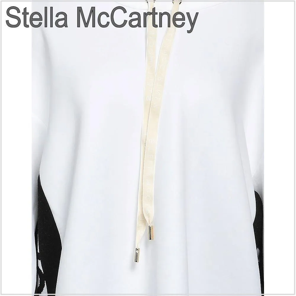 Stella McCartney  |Street Style Long Sleeves Plain Cotton Hoodies & Sweatshirts