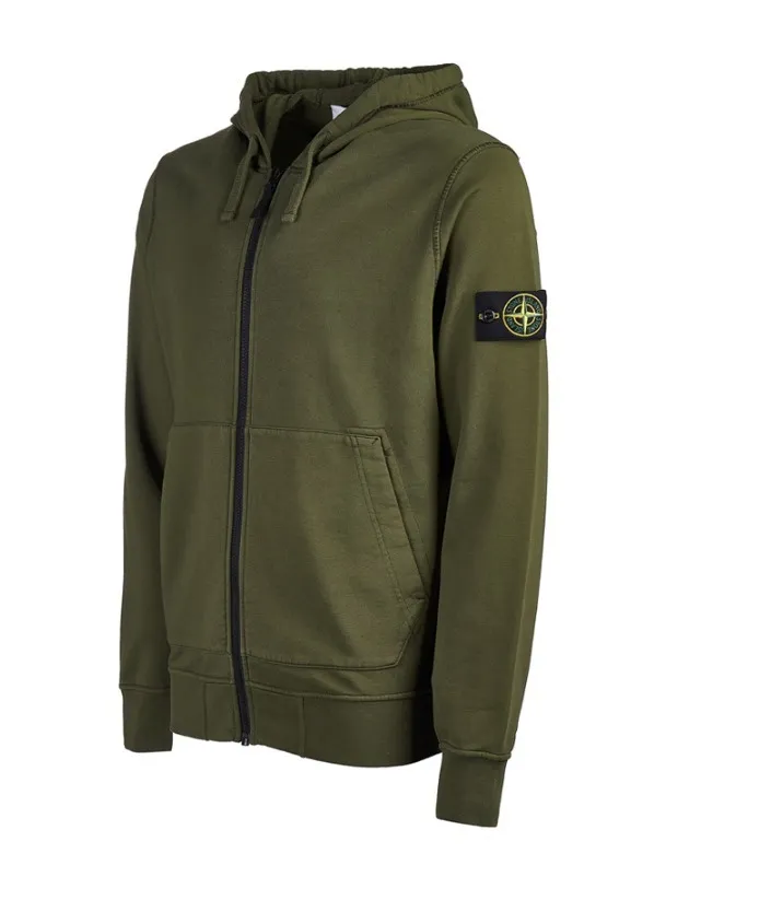 STONE ISLAND  |Street Style Logo Hoodies