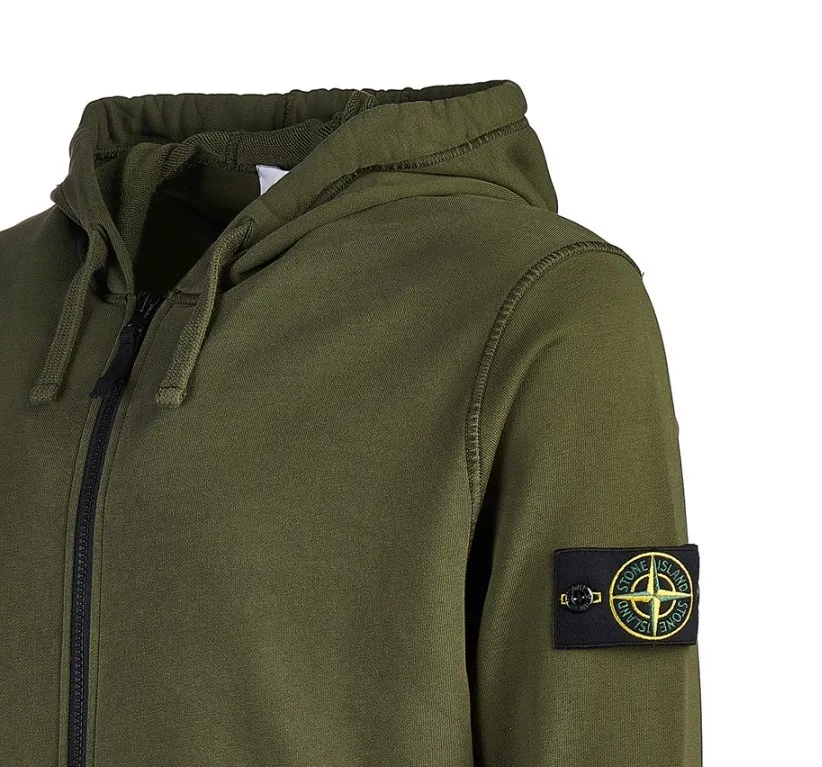 STONE ISLAND  |Street Style Logo Hoodies