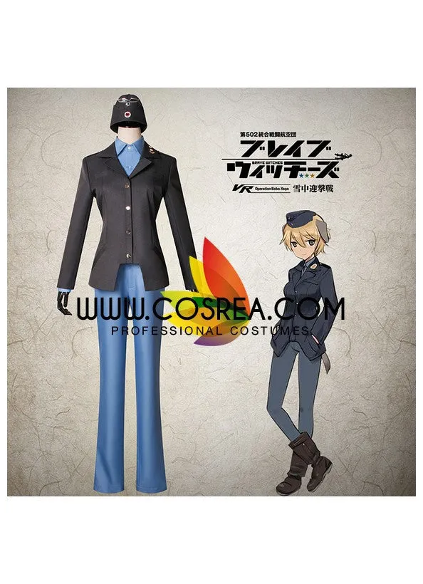 Strike Witches Warutrud Krupinski Cosplay Costume