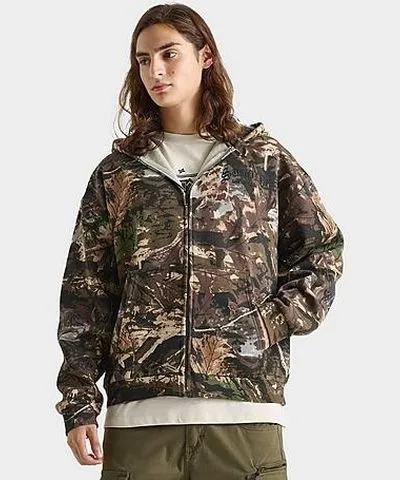 Supply And Demand Men's Hamlin Allover Camo Print Full-Zip Hoodie Size Small Cotton