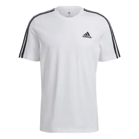 T-SHIRT ADIDAS BIANCA STRISCE NERE