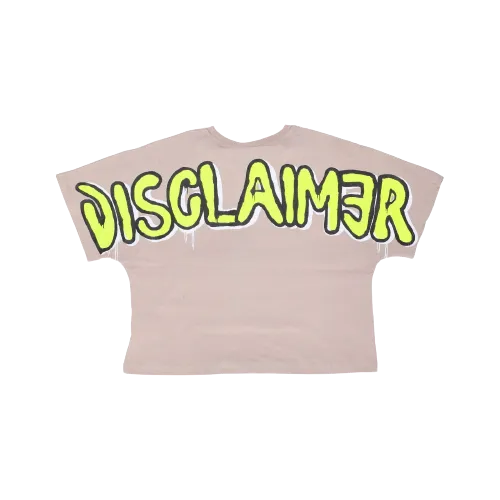 T-shirt Disclaimer Donna