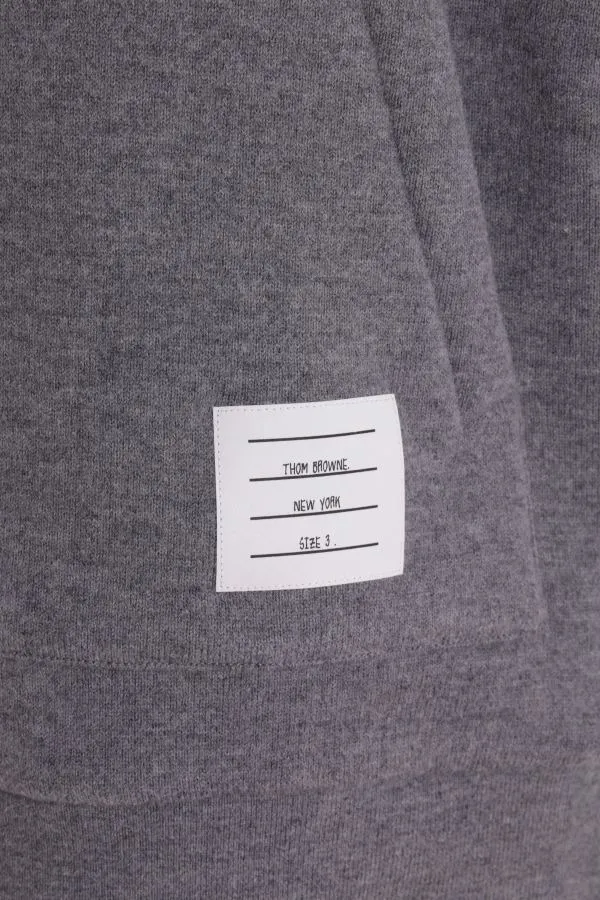 THOM BROWNE  |Long Sleeves Plain Cotton Designers Outlet Hoodies