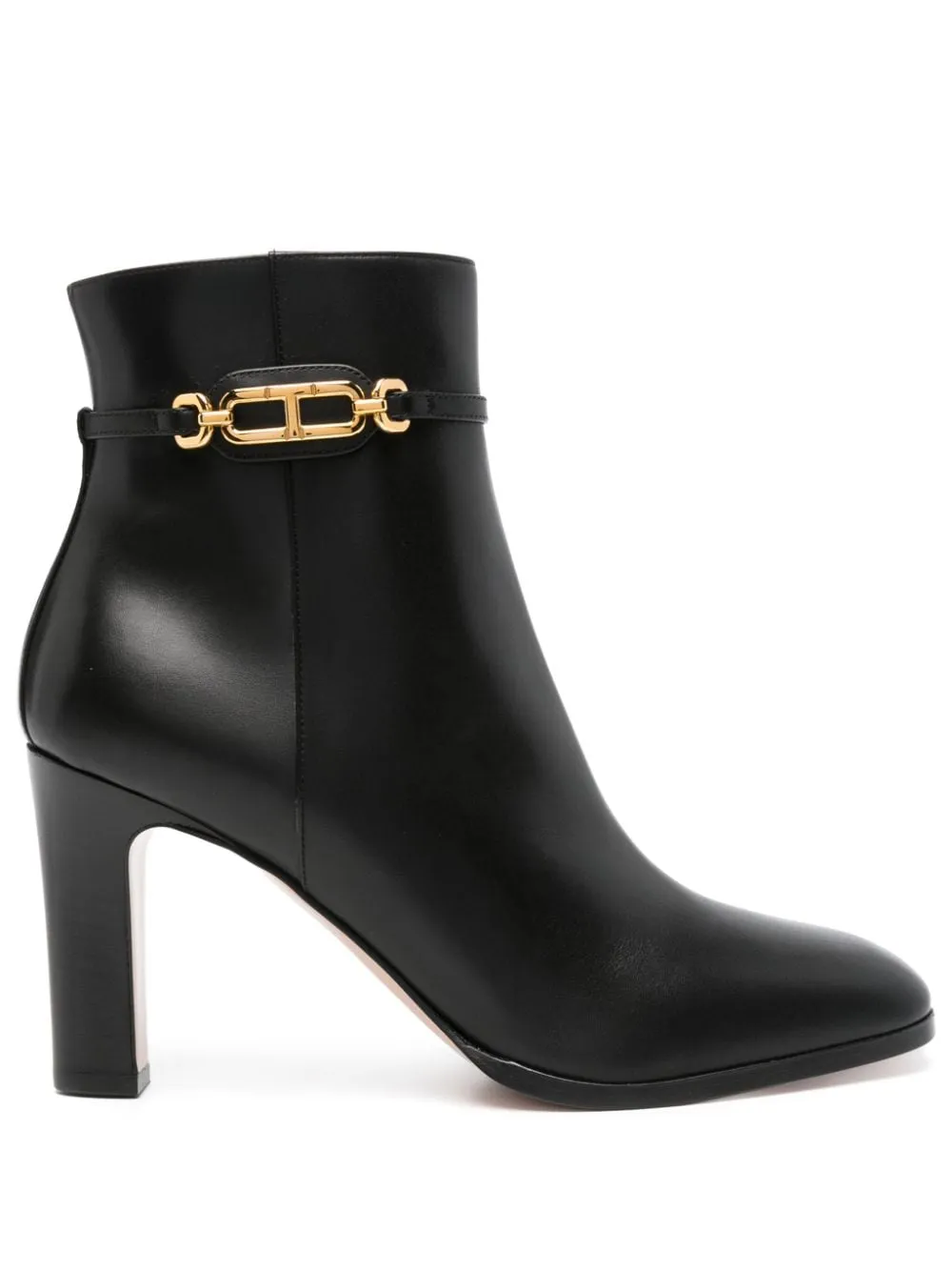 TOM FORD Whitney Black Leather Heel Boots