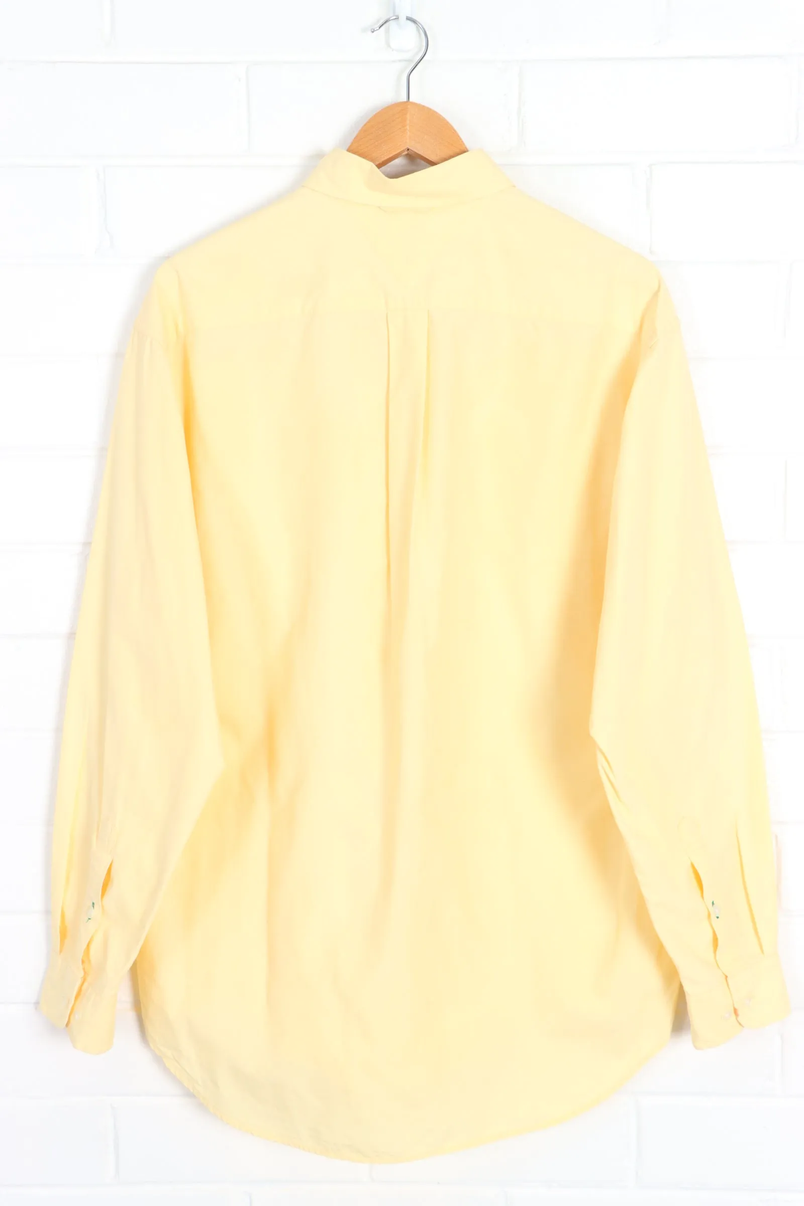 TOMMY HILFIGER Yellow Long Sleeve Shirt (XL)