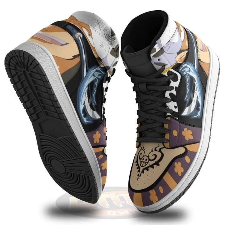 Trafalgar Law Wano Arc Shoes One Piece Anime JD1 Boot Sneakers