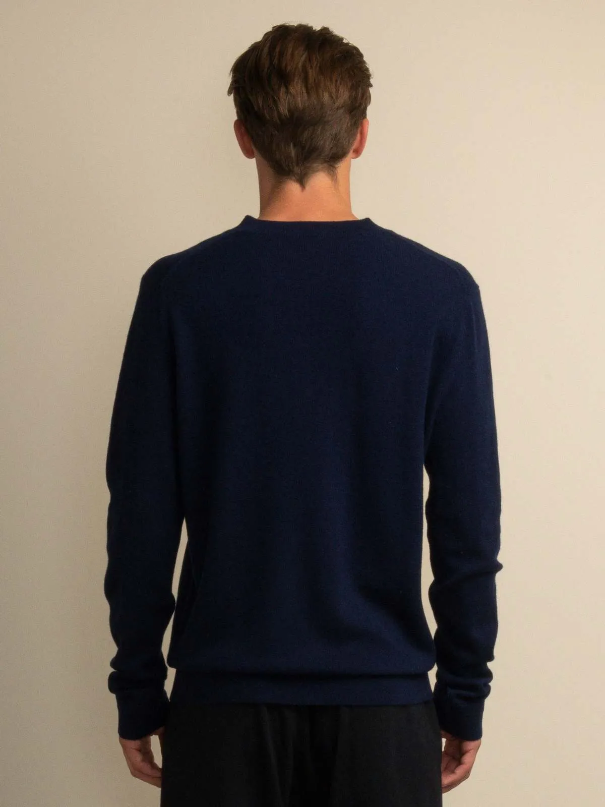 V Neck Sweater - Navy