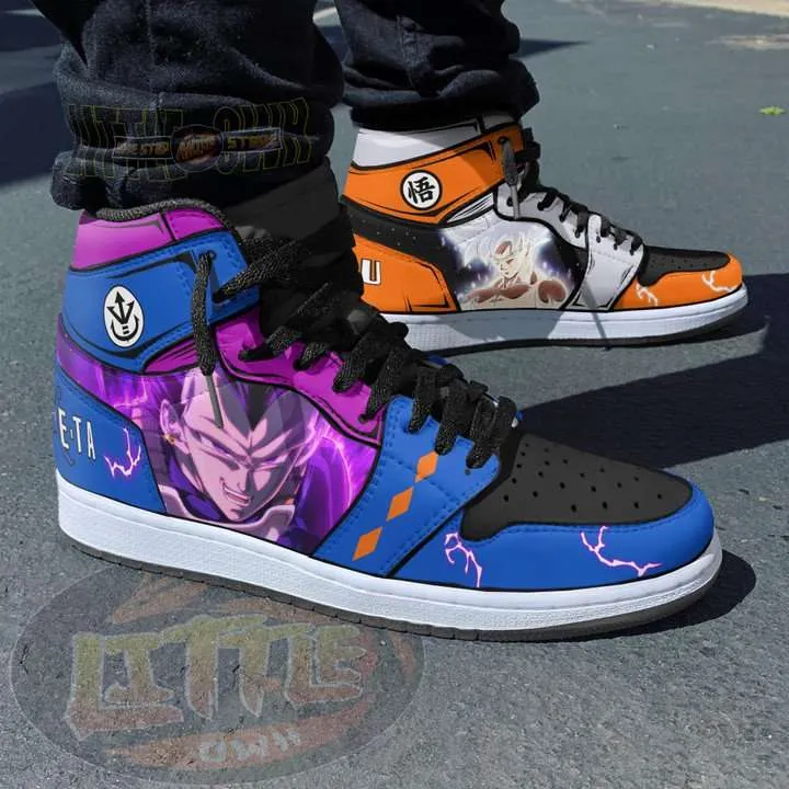 Vegeta Ultra Ego x Goku Ultra Instinct Anime Shoes Dragon Ball JD1 Boot Sneakers