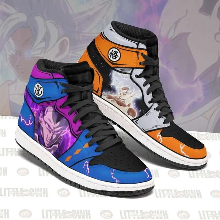 Vegeta Ultra Ego x Goku Ultra Instinct Anime Shoes Dragon Ball JD1 Boot Sneakers