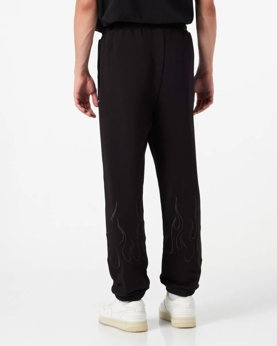 Vision Of Super Vs00864 Pants With Black Flames  Black