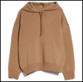 Weekend Max Mara  |Wool Long Sleeves Plain Hoodies & Sweatshirts