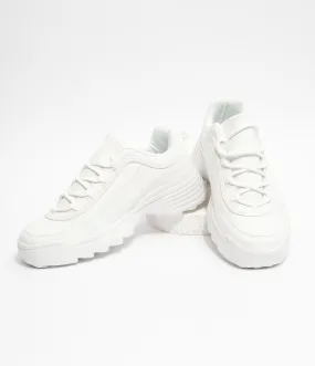 White Athletic Sneakers