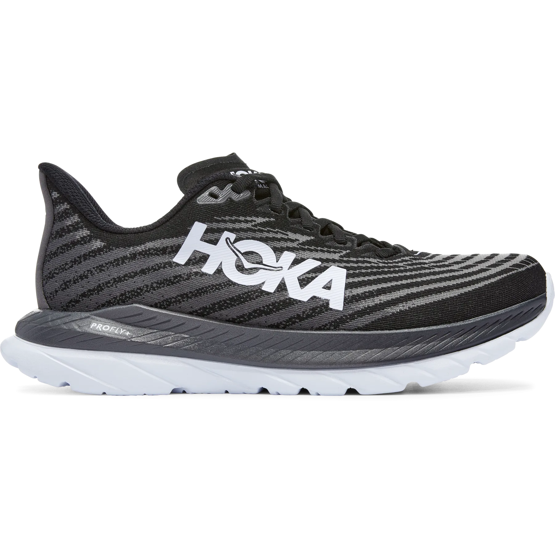 Women's Hoka One One Mach 5, Black/Castlerock, 9.5 B Medium