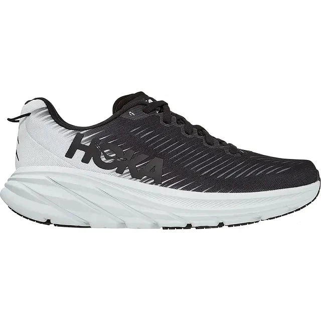 Women's Hoka One One Rincon 3, Black/White, 10.5 B Medium