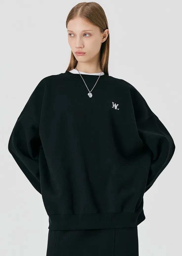 WOOALONG  |Unisex Street Style Logo Hoodies & Sweatshirts